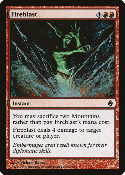 Fireblast (PD2-026) - Premium Deck Series: Fire and Lightning Foil