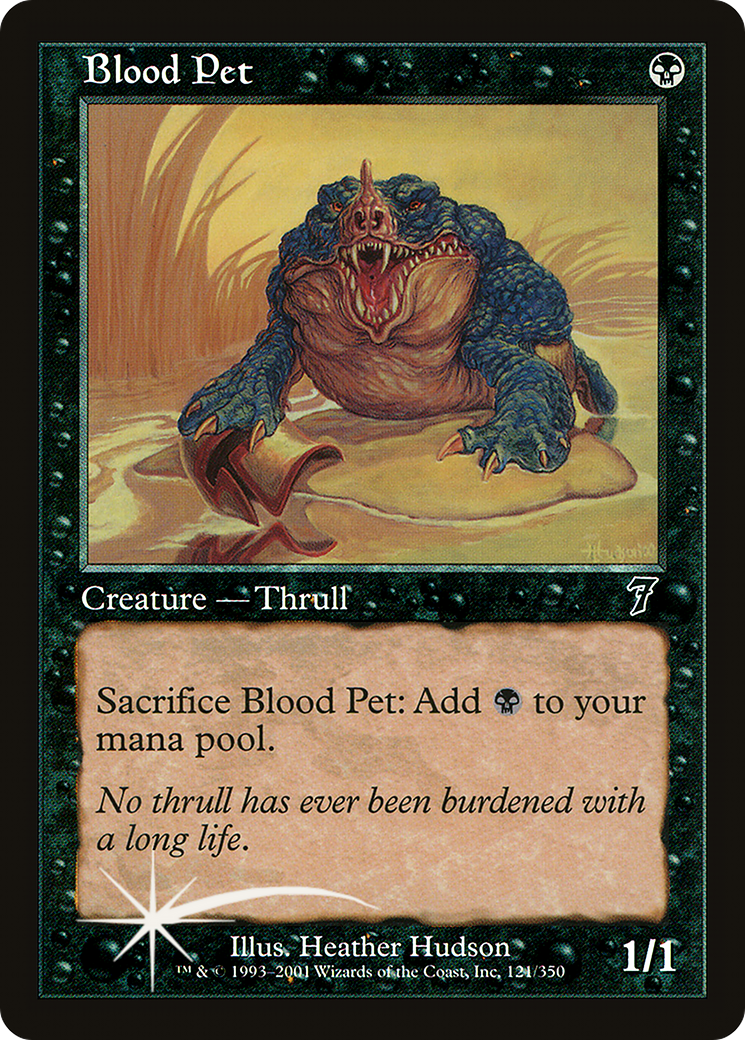 Blood Pet (7ED-121) - 7th Edition Foil