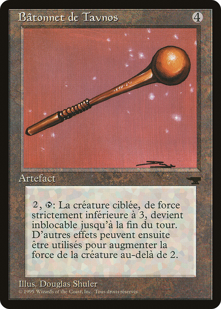 Tawnos's Wand (French) - "Batonnet de Tavnos" (REN-) - Renaissance