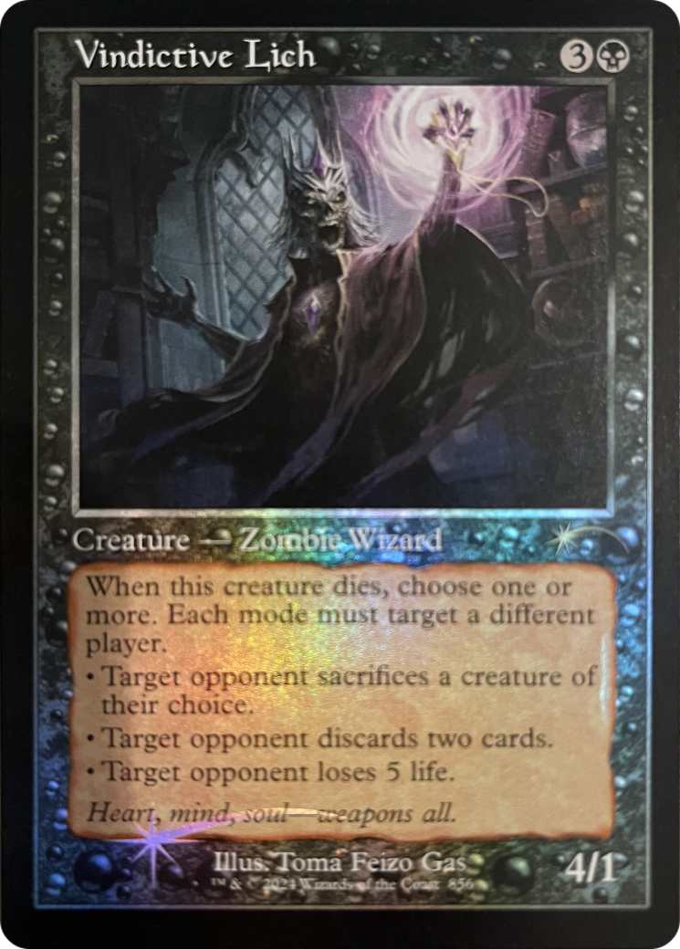 Vindictive Lich (Retro Frame) (SLD-856) - Secret Lair Drop Foil