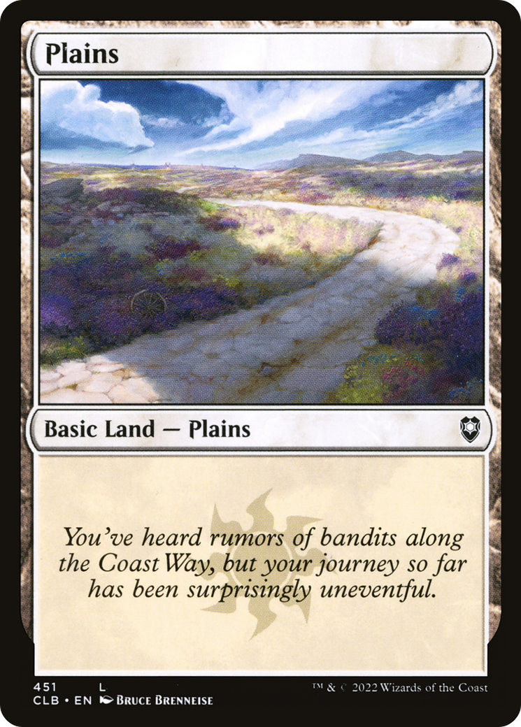 Plains (451) (CLB-451) - Commander Legends: Battle for Baldur's Gate