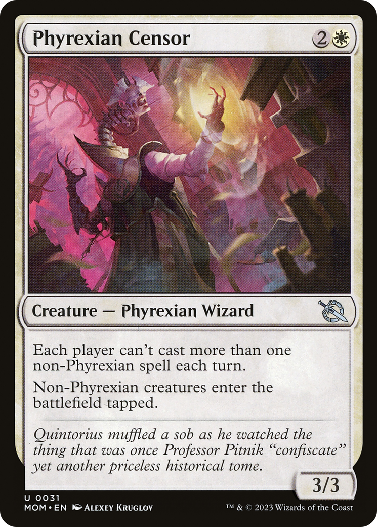 Phyrexian Censor (MOM-031) - March of the Machine