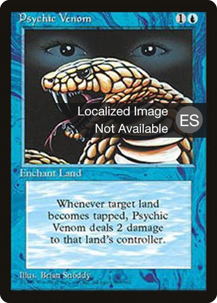 Psychic Venom (4BB-) - Fourth Edition Foreign Black Border