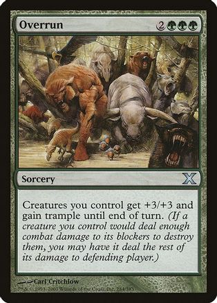 Overrun (10E-284) - 10th Edition Foil