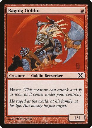 Raging Goblin (10E-224) - 10th Edition