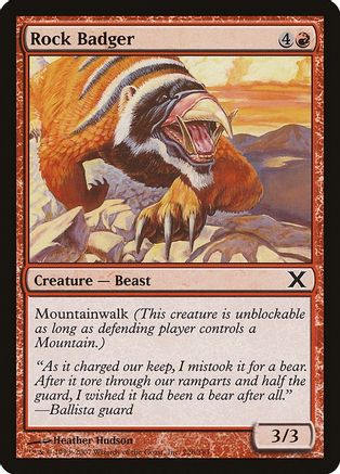 Rock Badger (10E-226) - 10th Edition