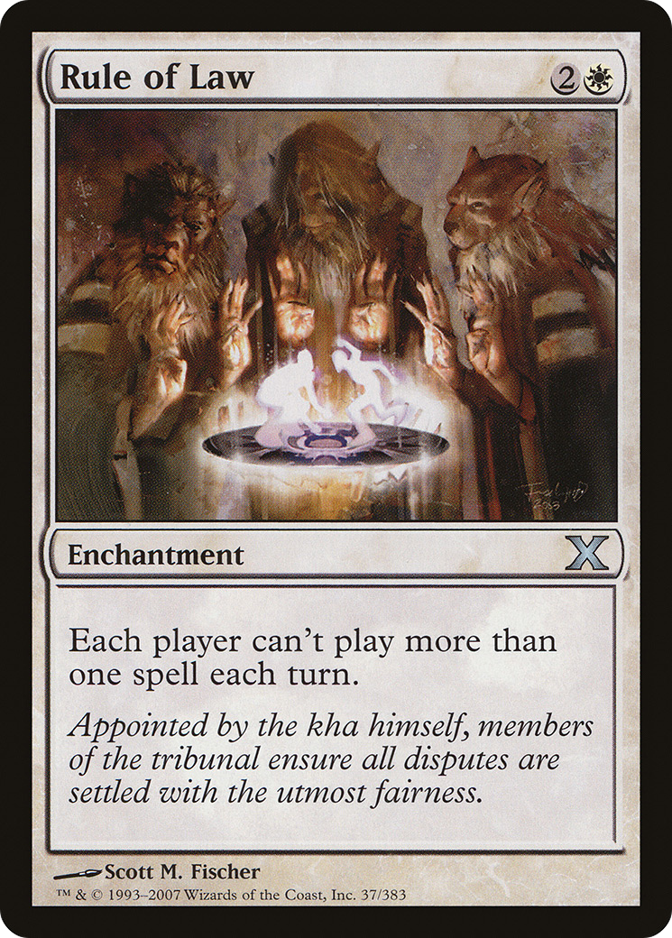 Rule of Law (10E-037) - Tenth Edition Foil