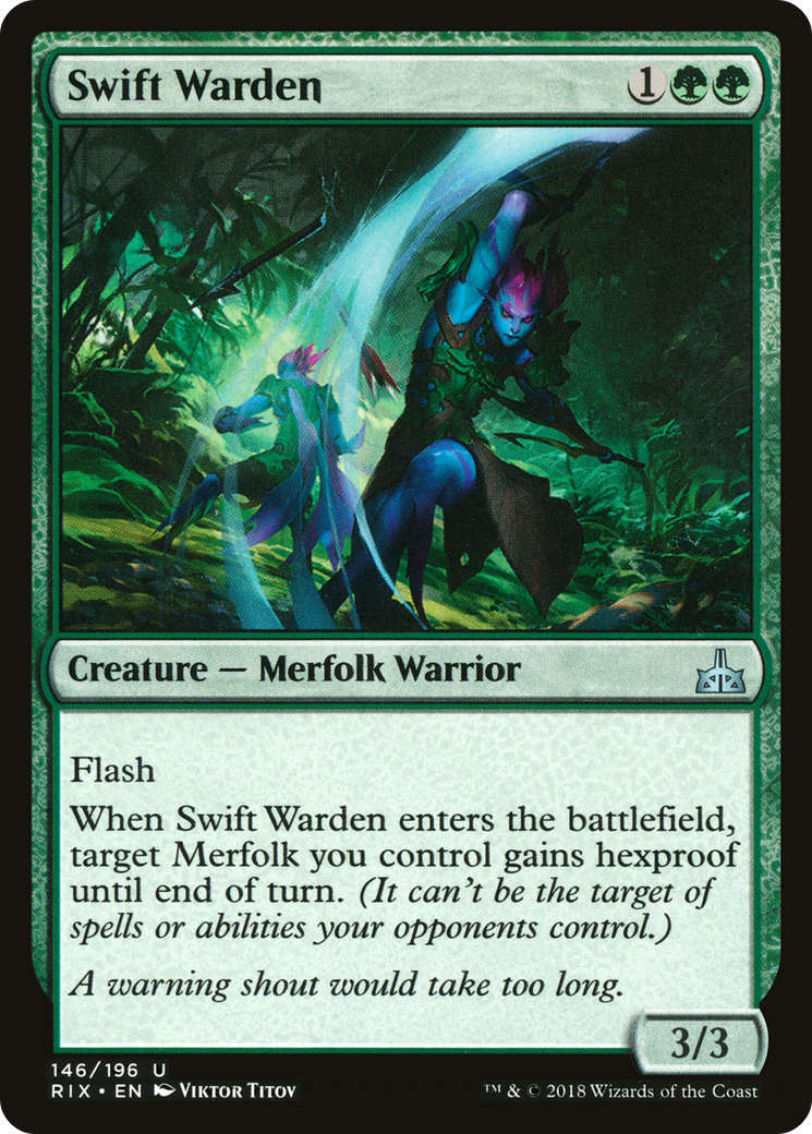 Swift Warden (RIX-146) - Rivals of Ixalan