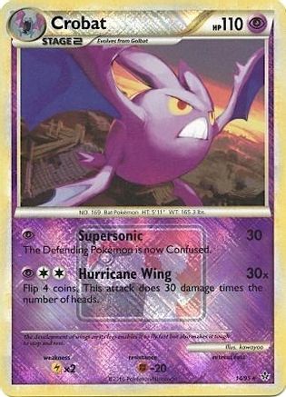 Crobat (14/95) (League Promo) [HeartGold & SoulSilver: Unleashed]