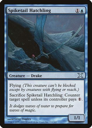 Spiketail Hatchling (10E-111) - 10th Edition Foil