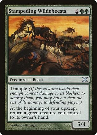 Stampeding Wildebeests (10E-300) - 10th Edition
