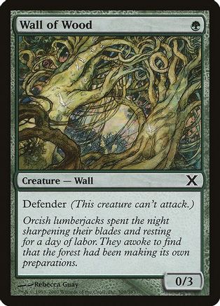 Wall of Wood (10E-309) - 10th Edition Foil