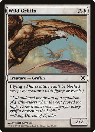 Wild Griffin (10E-059) - 10th Edition Foil