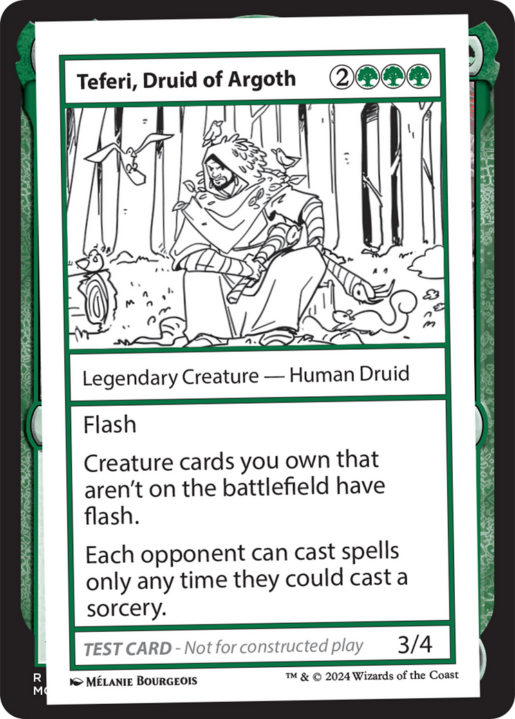 Teferi, Druid of Argoth (MB2PC-) - Mystery Booster 2