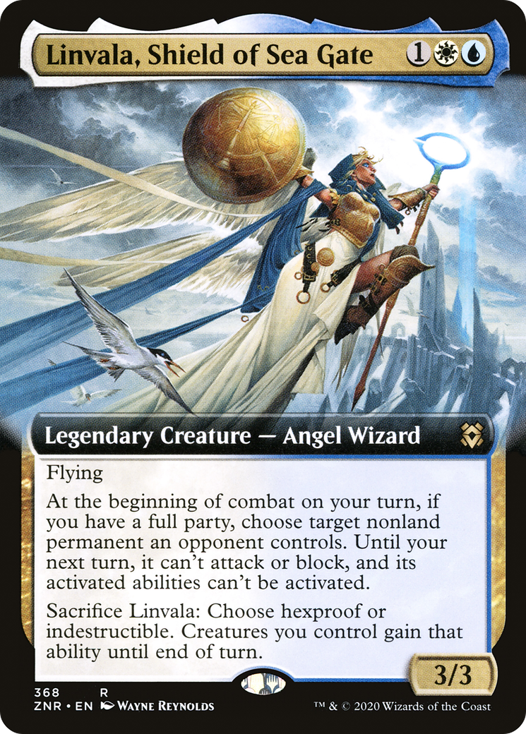 Linvala, Shield of Sea Gate (Extended Art) (ZNR-368) - Zendikar Rising: (Extended Art)