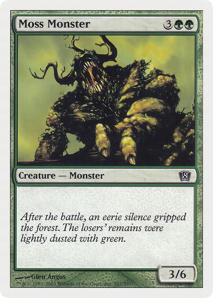 Moss Monster (8ED-267) - 8th Edition Foil