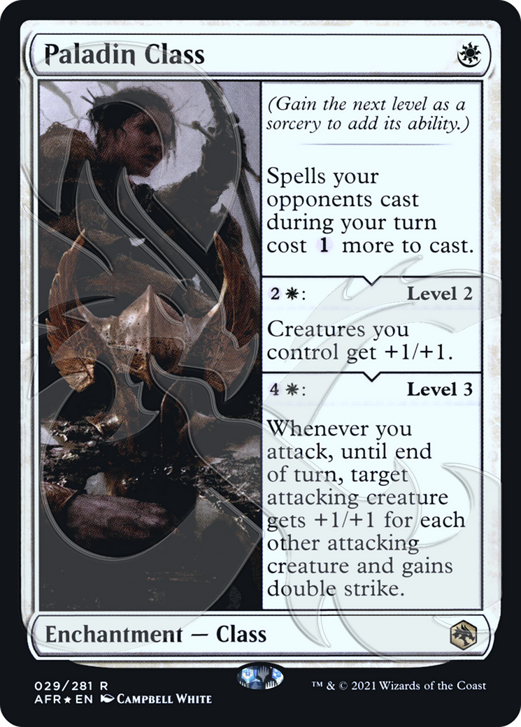 Paladin Class (AFR&-029) - Adventures in the Forgotten Realms Promos Foil