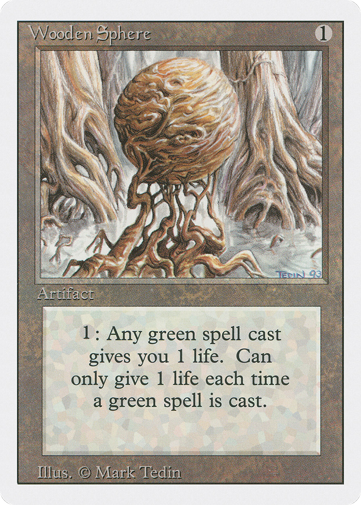 Wooden Sphere (3ED-) - Revised Edition