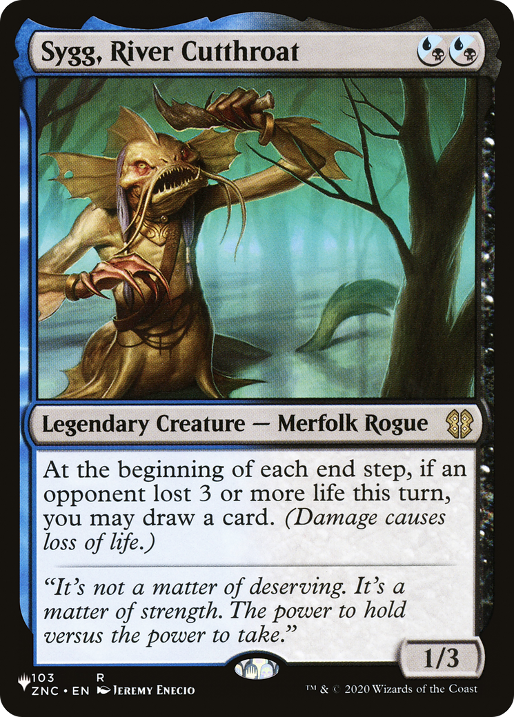 Sygg, River Cutthroat (LIST-103) - The List