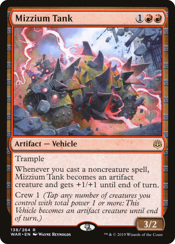 Mizzium Tank (PPELD-138P) - War of the Spark Promos