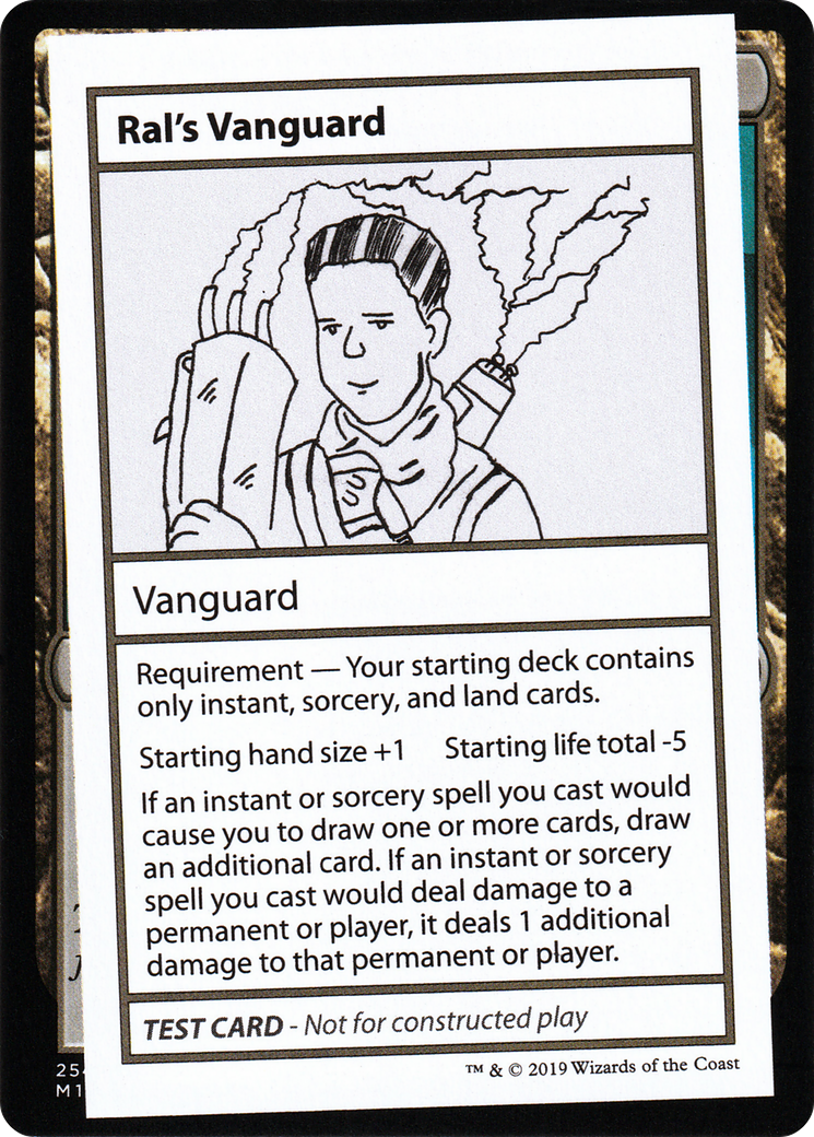 Ral's Vanguard (No PW Symbol) (CMB1-001) - Mystery Booster Playtest Cards 2021