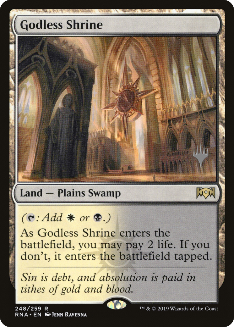 Godless Shrine (PPELD-248) - Ravnica Allegiance Promos Foil