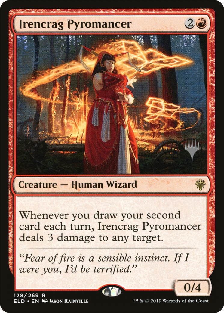 Irencrag Pyromancer (PPELD-128) - Throne of Eldraine Promos