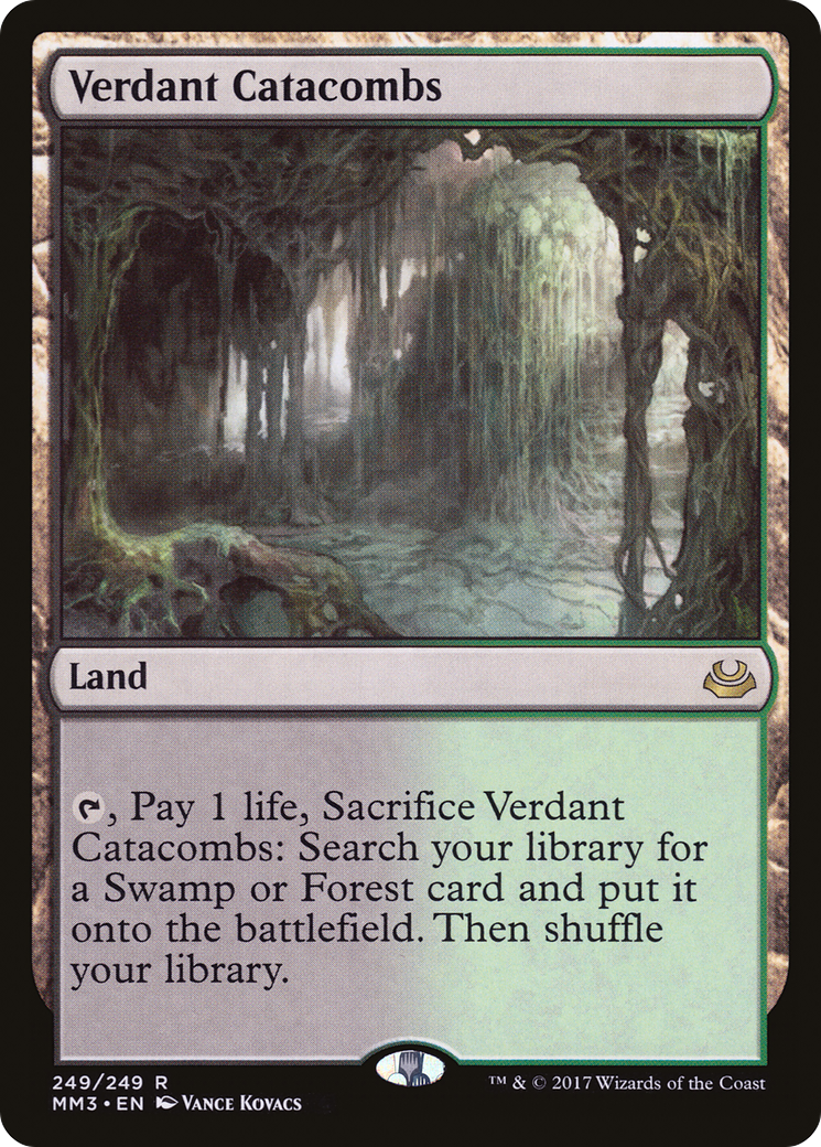 Verdant Catacombs (MM3-249) - Modern Masters 2017 Foil