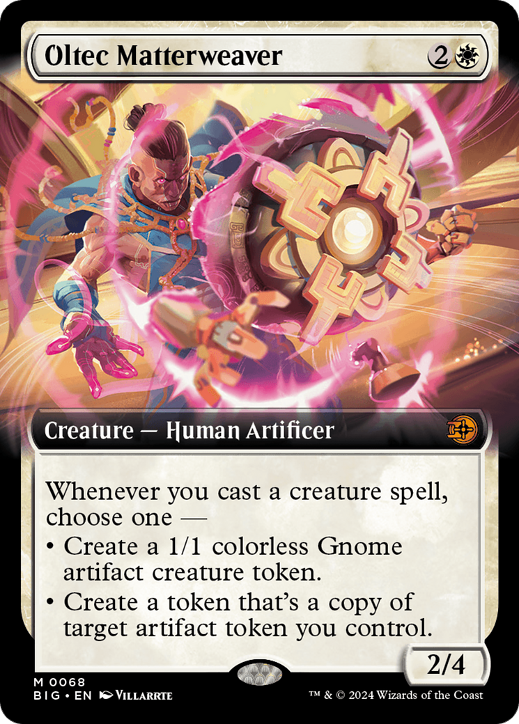 Oltec Matterweaver (Extended Art) (BIG-068) - The Big Score: (Extended Art) Foil