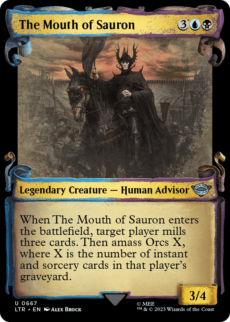 The Mouth of Sauron (Showcase Scrolls) (LTR-667) - The Lord of the Rings: Tales of Middle-earth: (Showcase)