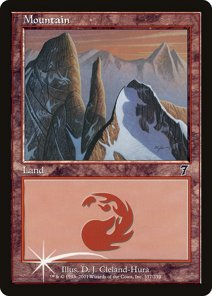 Mountain (337) (7ED-337) - 7th Edition