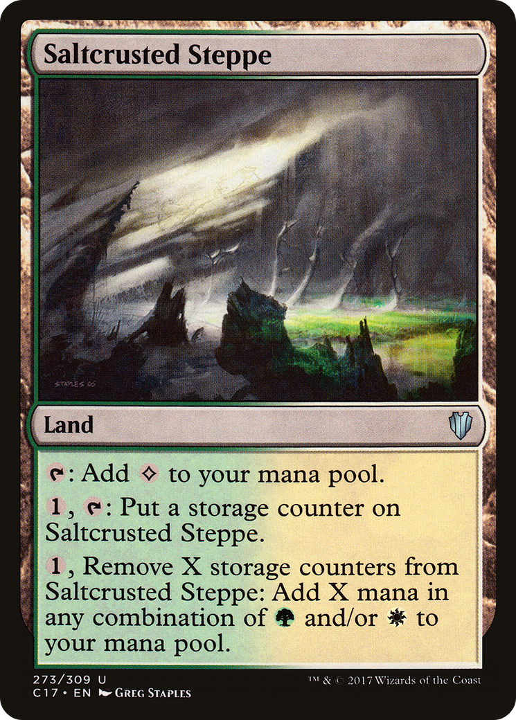 Saltcrusted Steppe (C17-273) - Commander 2017