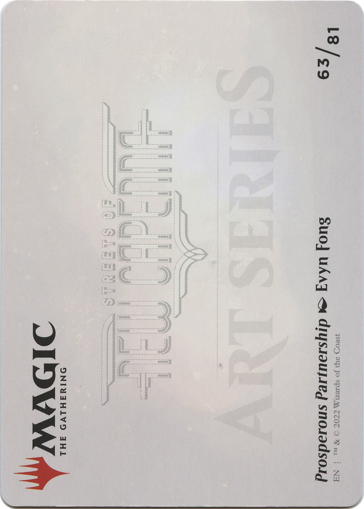 Prosperous Partnership // Prosperous Partnership (ASNC-063) - New Capenna Art Series (Borderless)