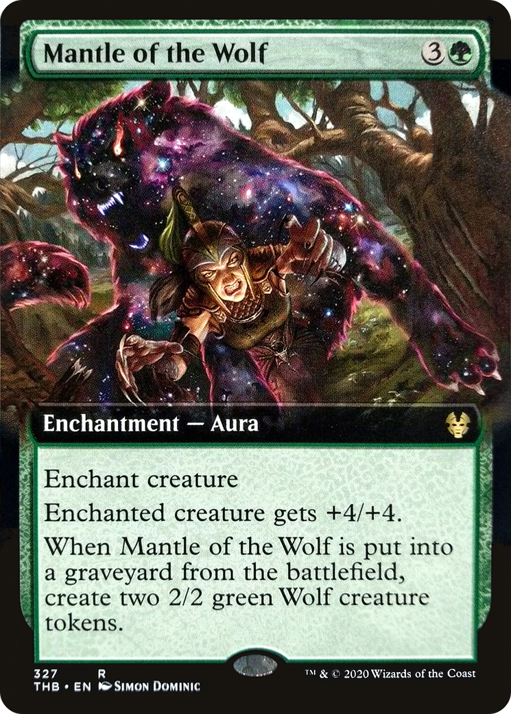 Mantle of the Wolf (Extended Art) (THB-327) - Theros Beyond Death: (Extended Art) Foil