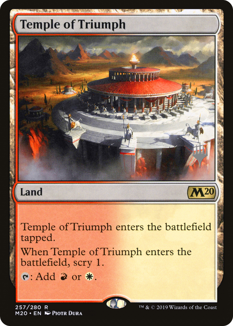 Temple of Triumph (PPM20-257) - Core Set 2020 Promos