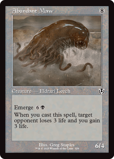 Abundant Maw (Retro Frame) (INR-329) - Innistrad Remastered