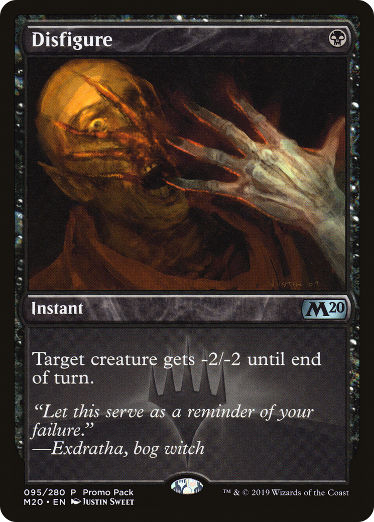 Disfigure (PPM20-095) - Core Set 2020 Promos Foil