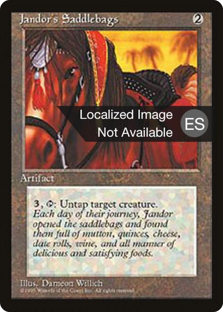 Jandor's Saddlebags (4BB-) - Fourth Edition Foreign Black Border