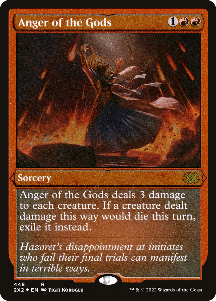 Anger of the Gods (Foil Etched) [Double Masters 2022]