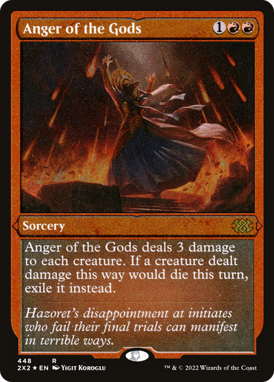 Anger of the Gods (Foil Etched) [Double Masters 2022]