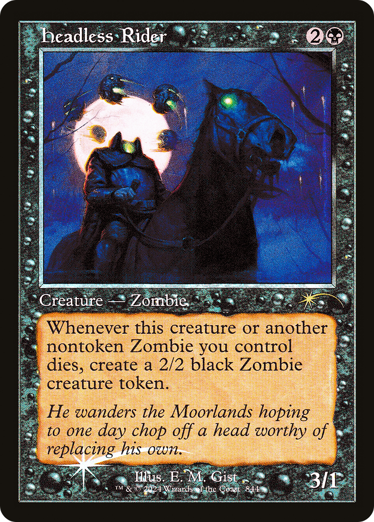 Headless Rider (Retro Frame) (SLD-844) - Secret Lair Drop Foil