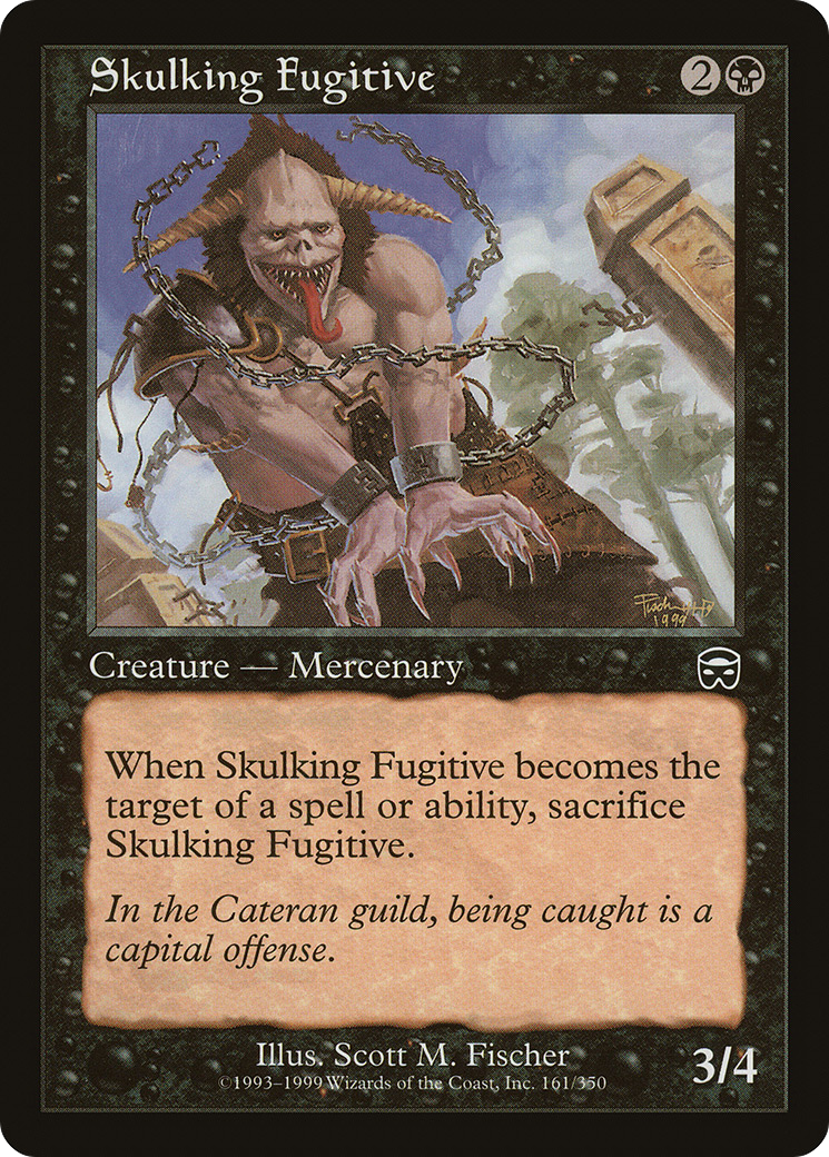 Skulking Fugitive (MMQ-161) - Mercadian Masques Foil