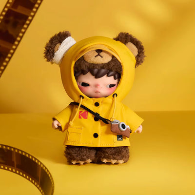 POP MART: Hirono × Kodak Click Bear Plush Doll Pendant