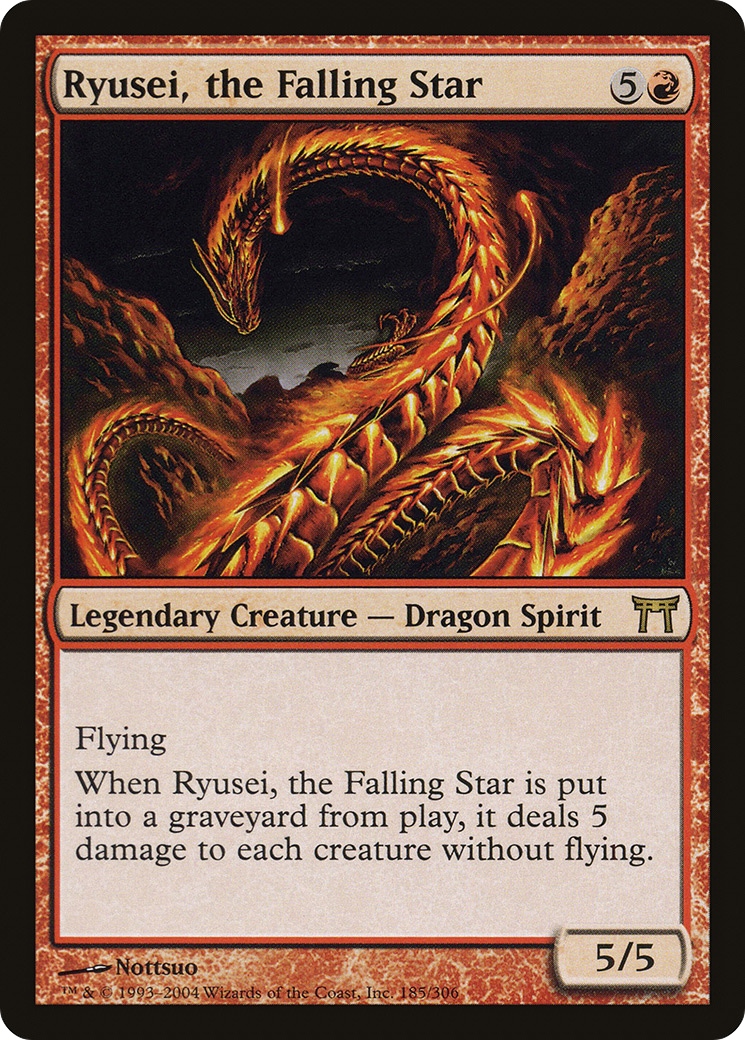 Ryusei, the Falling Star (CHK-185) - Champions of Kamigawa