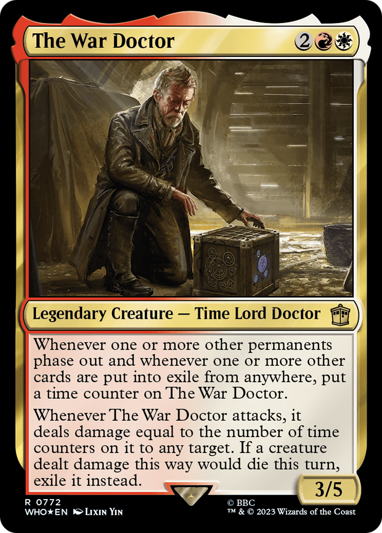 The War Doctor (Surge Foil) (WHO-772) - Doctor Who Foil