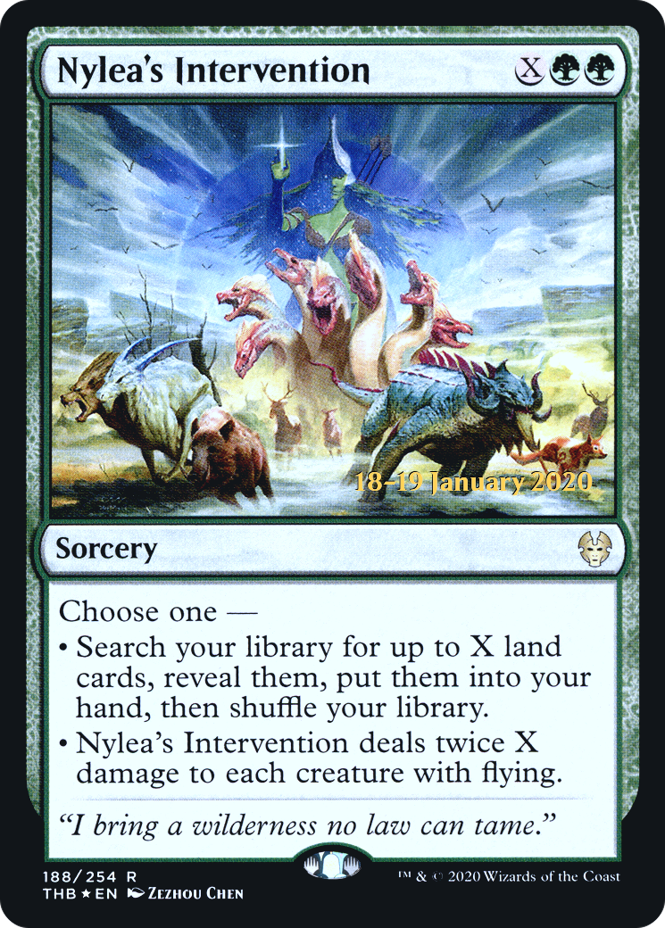 Nylea's Intervention (PRE-188) - Theros Beyond Death Promos Foil