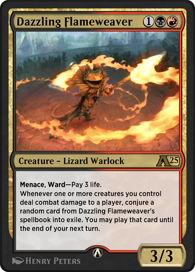 Dazzling Flameweaver (YBLB-023) - Alchemy: Bloomburrow