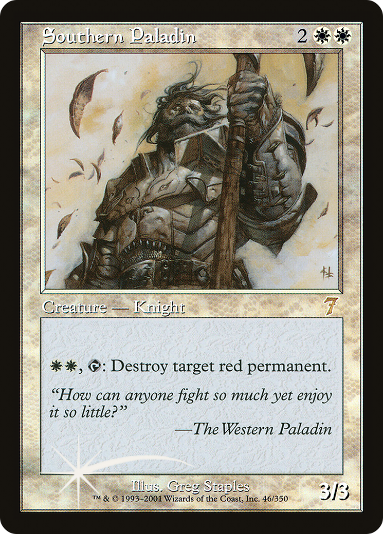 Southern Paladin (7ED-046) - 7th Edition