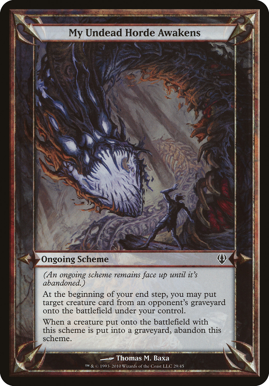My Undead Horde Awakens (Archenemy) (OVER-) - Archenemy Schemes