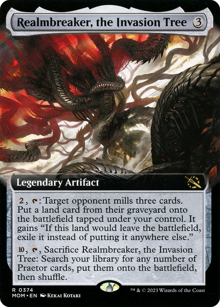Realmbreaker, the Invasion Tree (Extended Art) (MOM-374) - March of the Machine: (Extended Art)